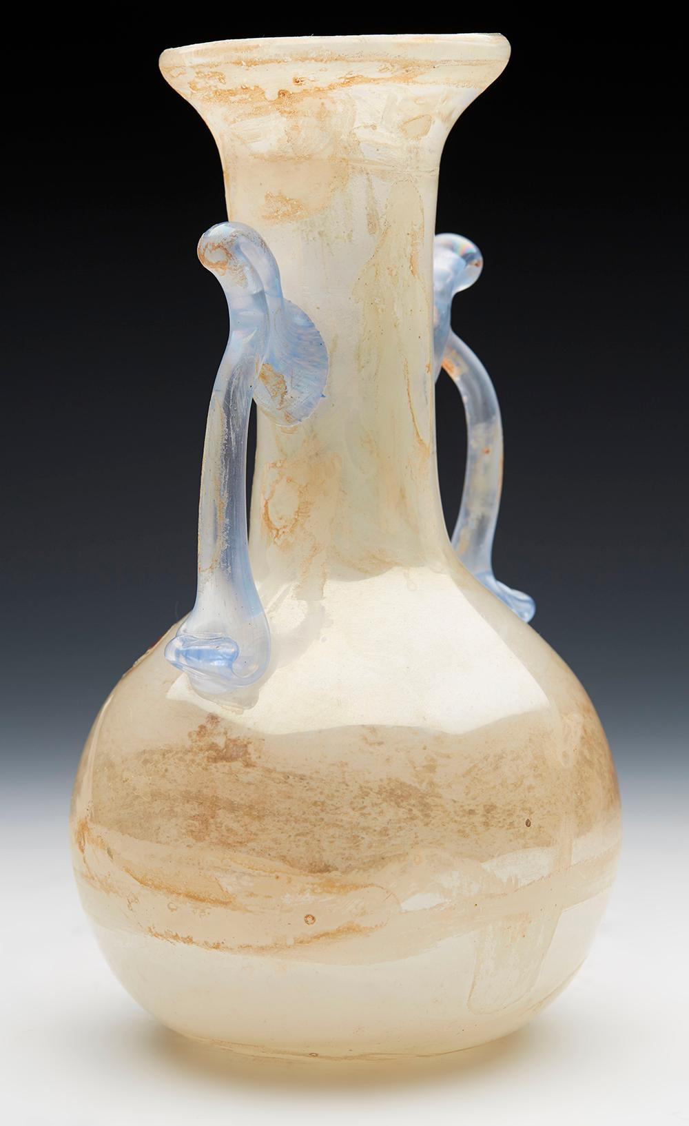 Gino Cenedese Attributed Murano Scavo Twin Handled Art Glass Vase For Sale 6