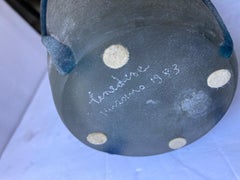 Gino Cenedese Large Murano Vase, Glass, Scavo Finish, Signed