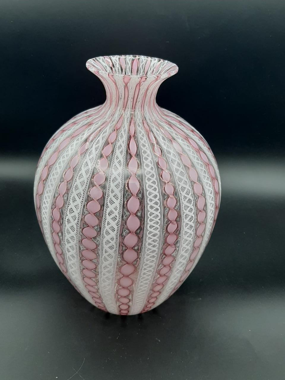 Cuenco de cristal de Murano Gino Cenedese Italian