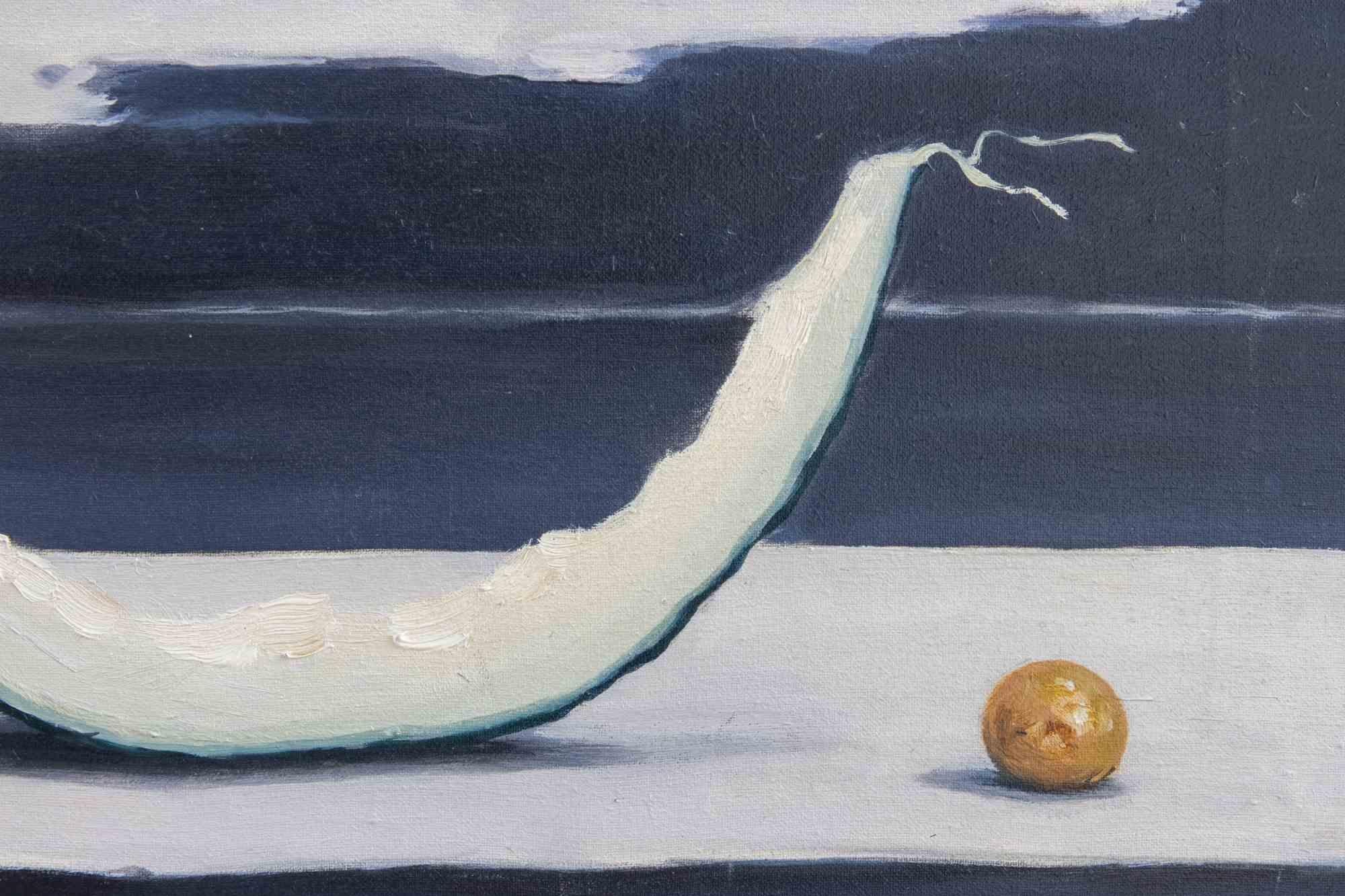 Der Herbstfelsen - Gemälde von Gino Guida - 1980er Jahre im Angebot 2