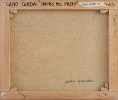 Trunk in the Meadow - Paint by Gino Guida - 1980s