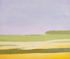 Trunk in the Meadow - Paint by Gino Guida - 1980s