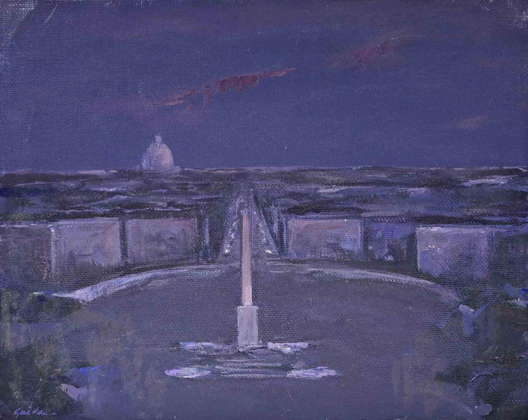 Oil on canvas realized by Gino Guida in 1980s.

Hand signed lower right.

Very good condition.