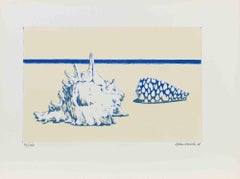 Shells - Etching by Gino Guida - 1968