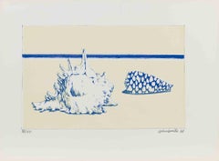 Shells - Etching by Gino Guida - 1968