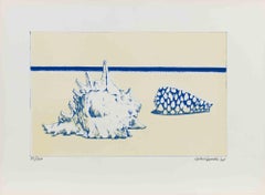 Shells - Etching by Gino Guida - 1968