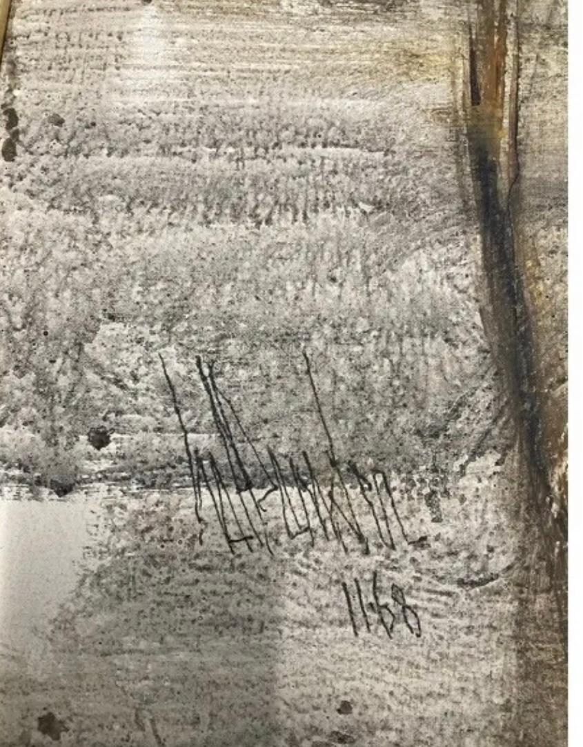 Questo è un dipinto a olio su tela originale di Gino Hollander del 1968 