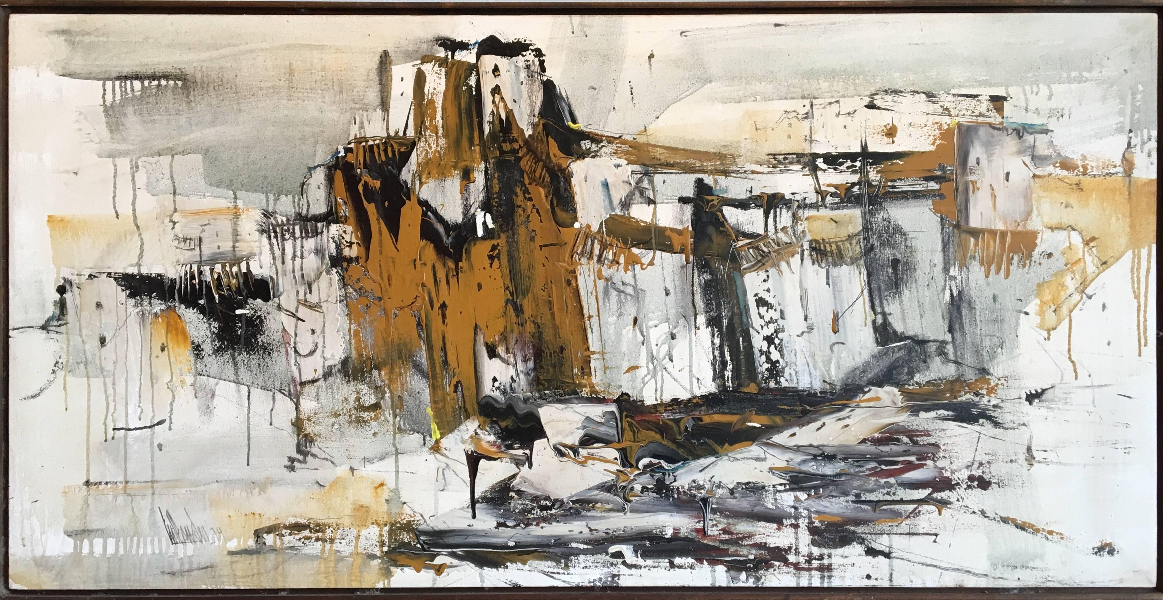 Gino Hollander Abstract Painting - Untitled 