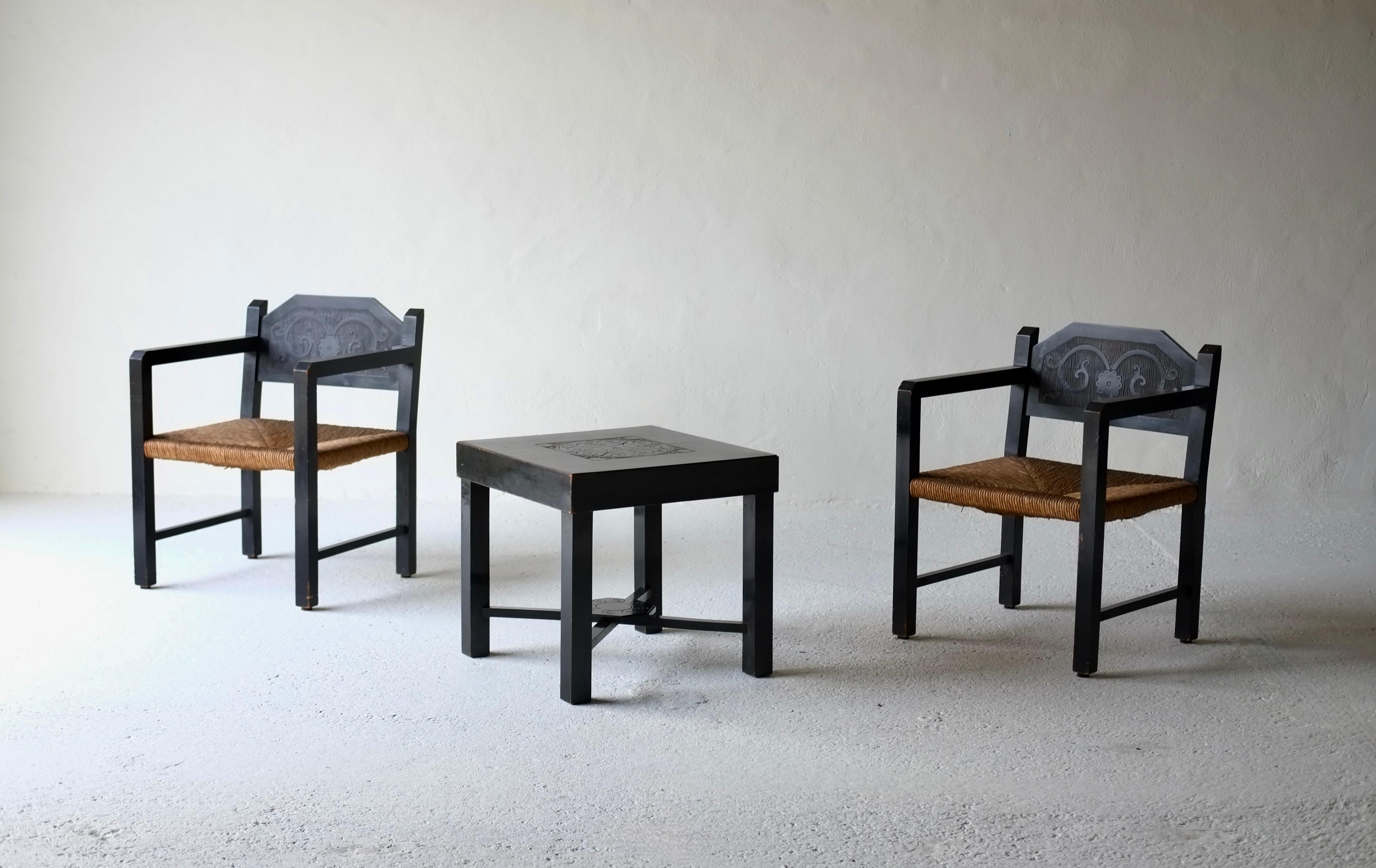 Fauteuils et tables Gino Maggioni (1898-1955) en vente 14