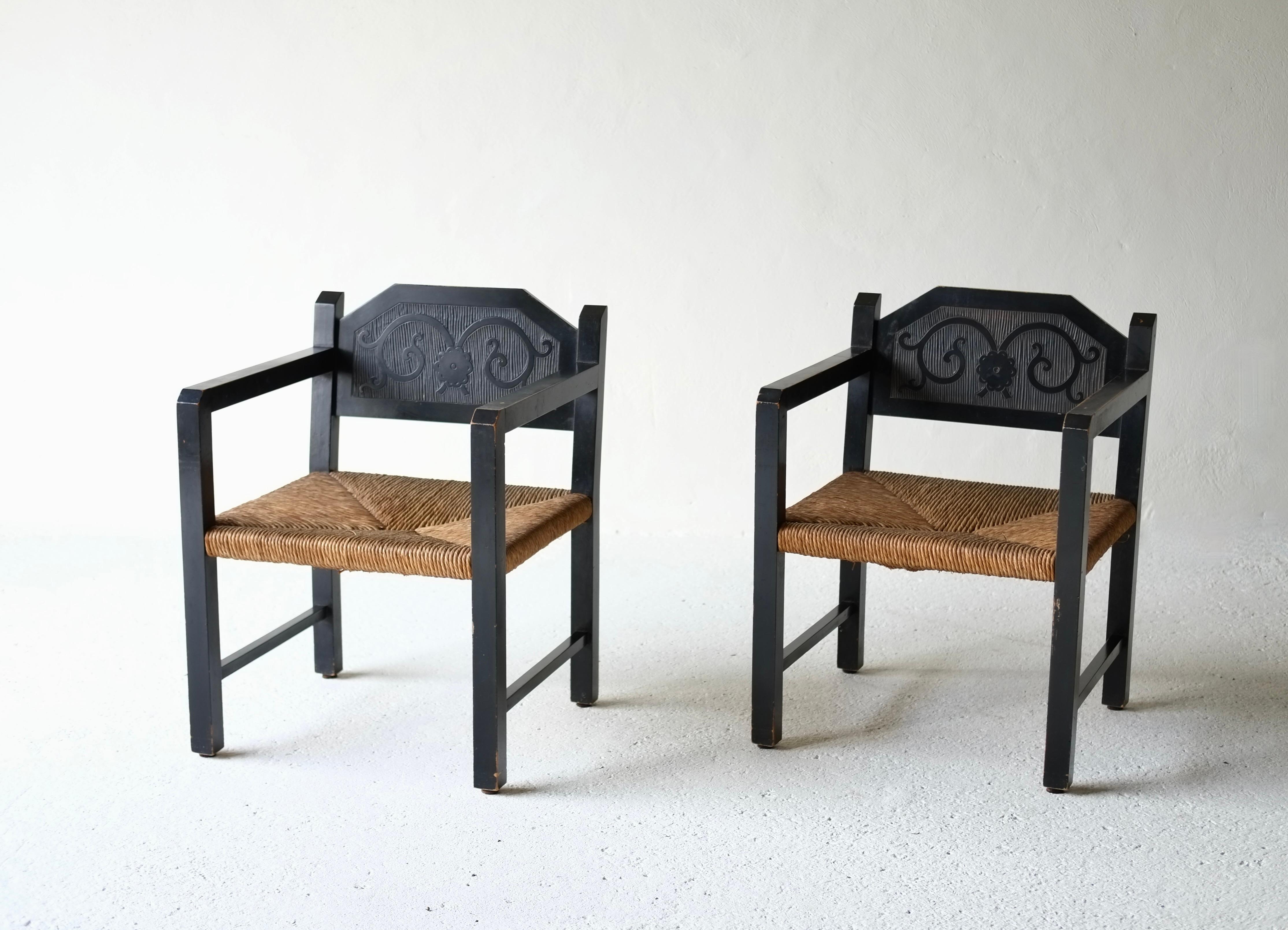 Fauteuils et tables Gino Maggioni (1898-1955) Bon état - En vente à London, GB