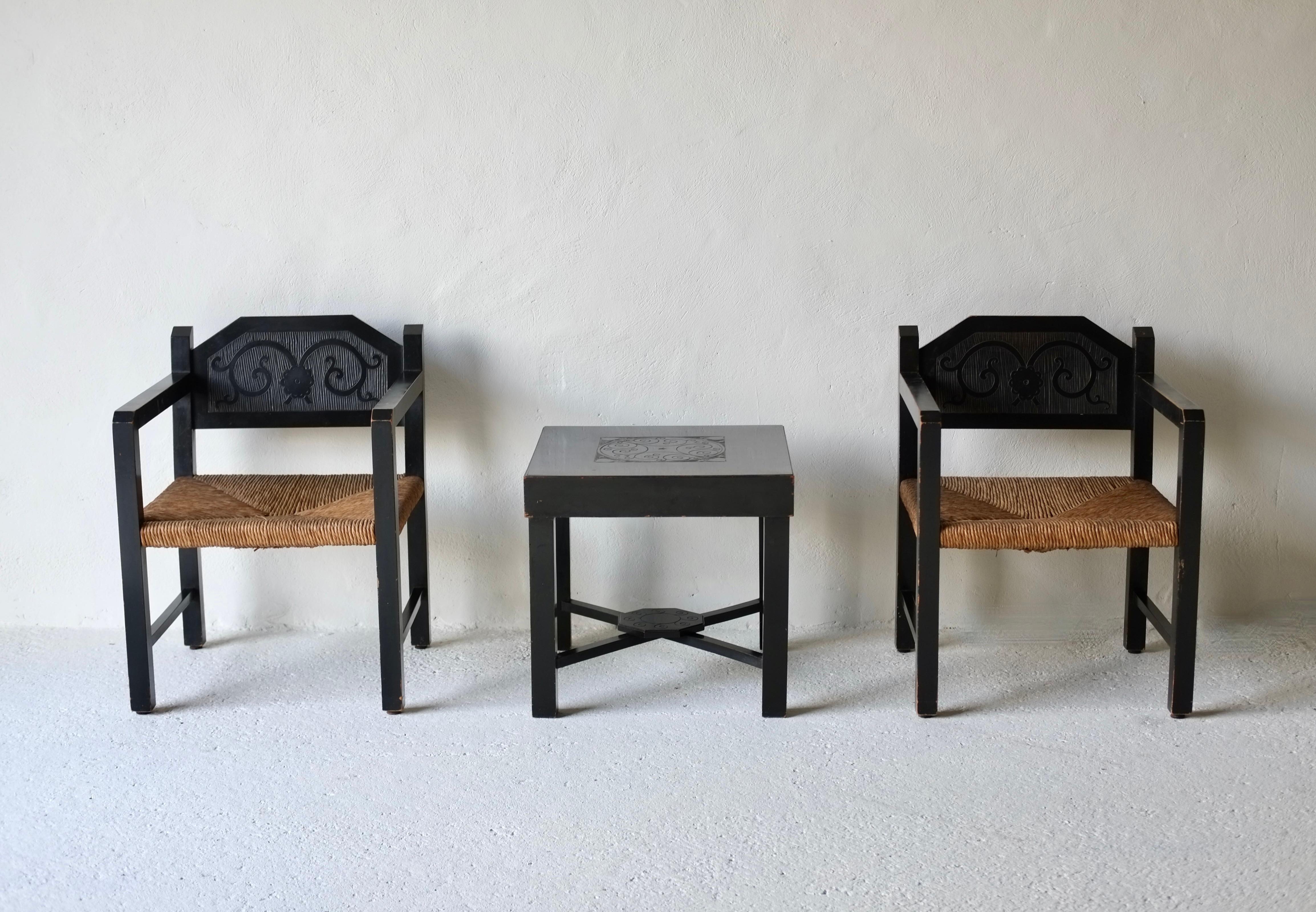 Fauteuils et tables Gino Maggioni (1898-1955) en vente 1