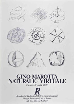 Gino Marotta. Naturale / Virtuale - Vintage Poster After G. Marotta - 1979