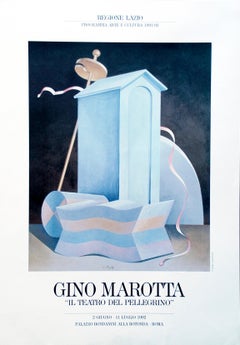 Gino Marotta - Il teatro del pellegrino - Poster - Offset - 1992