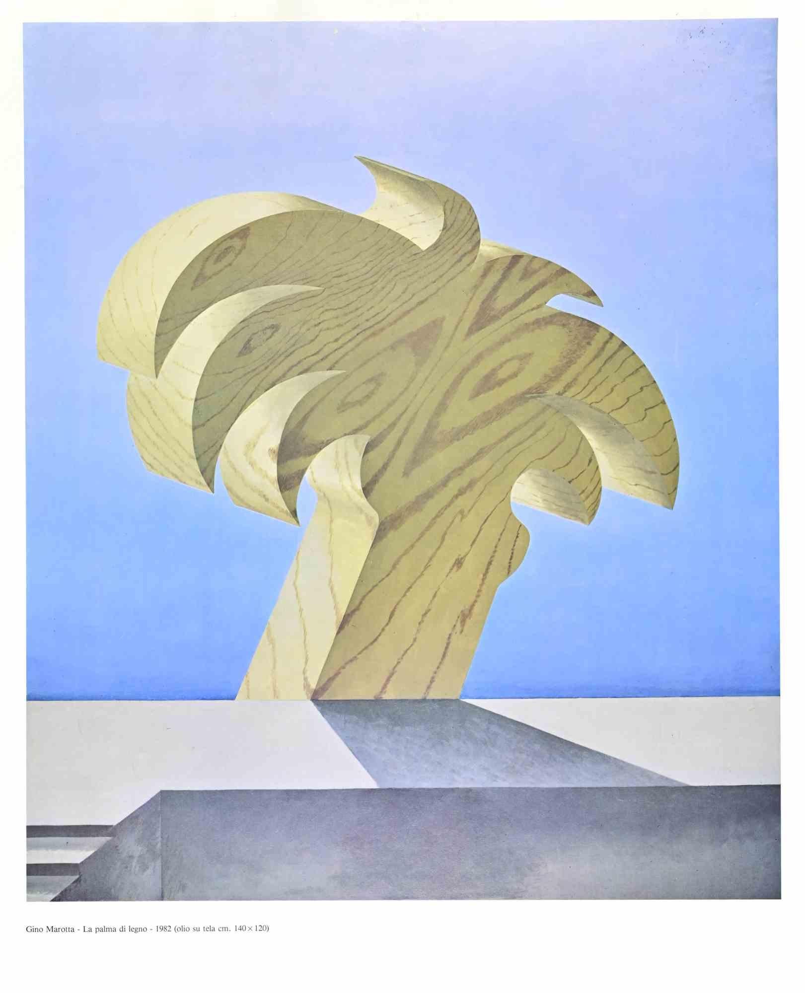 The Palm - Vintage Poster After G. Marotta - 1982