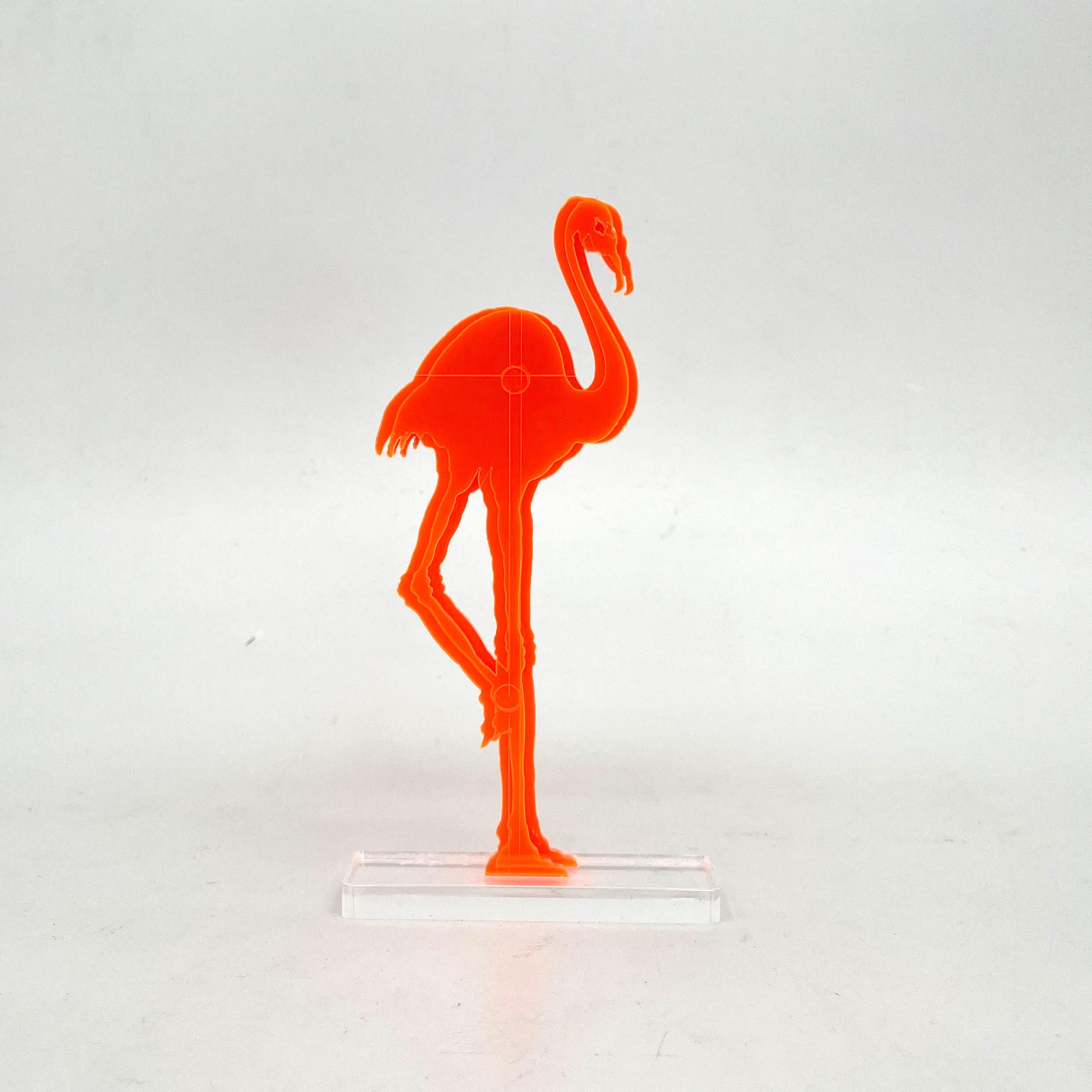 Gino MAROTTA (1935-2012)
Fenicottero artificiale, 2010
Edition Artbeat arrêtée
Sculpture, multiple en méthacrylate coloré orange et découpé. Signé sur la base. 
Haut. : 19 cm Long. : 10 cm

Gino MAROTTA (1935-2012)
Fenicottero artificiale,