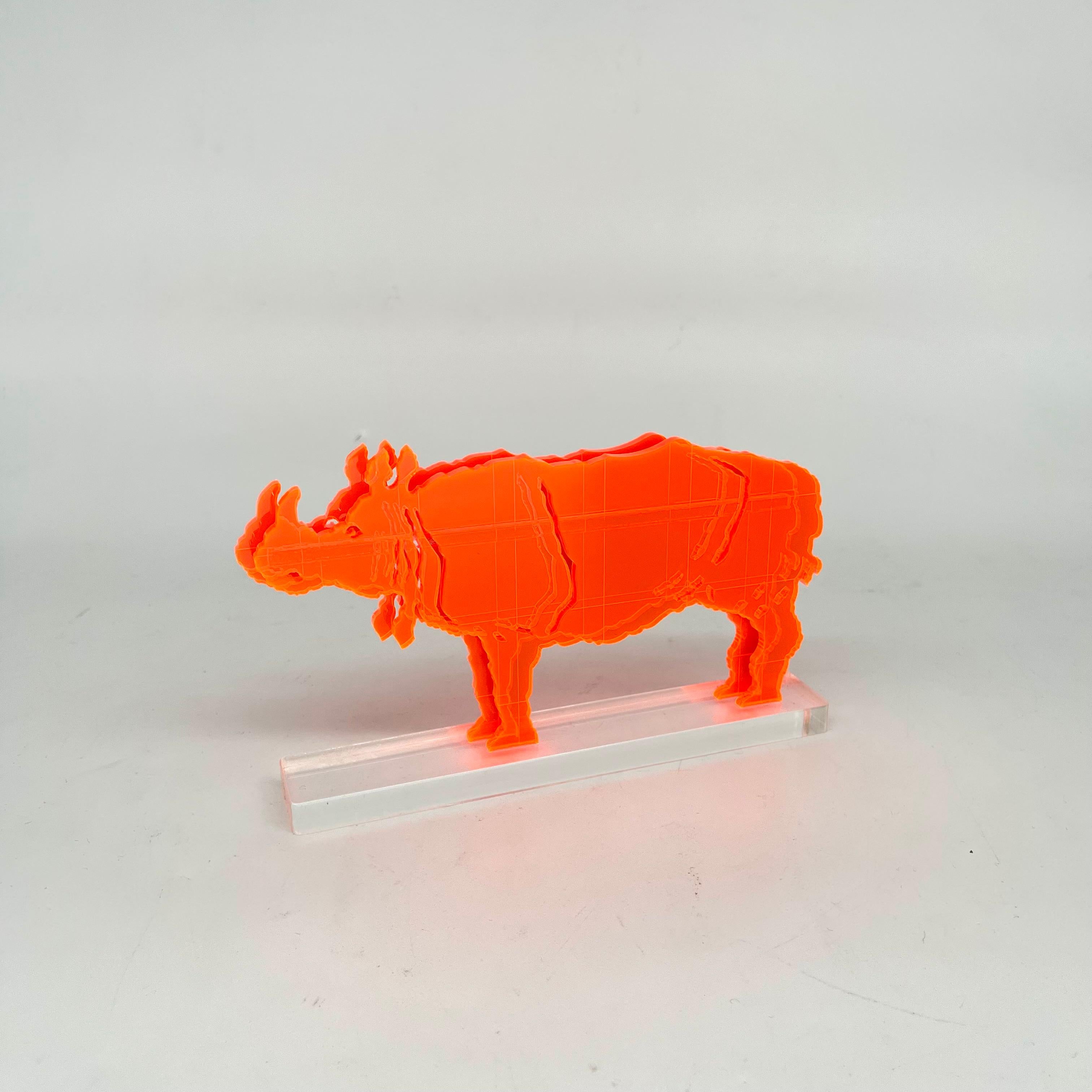 Beaux Arts Gino MAROTTA (1935-2012) Rinoceronte artificiale 2010 For Sale