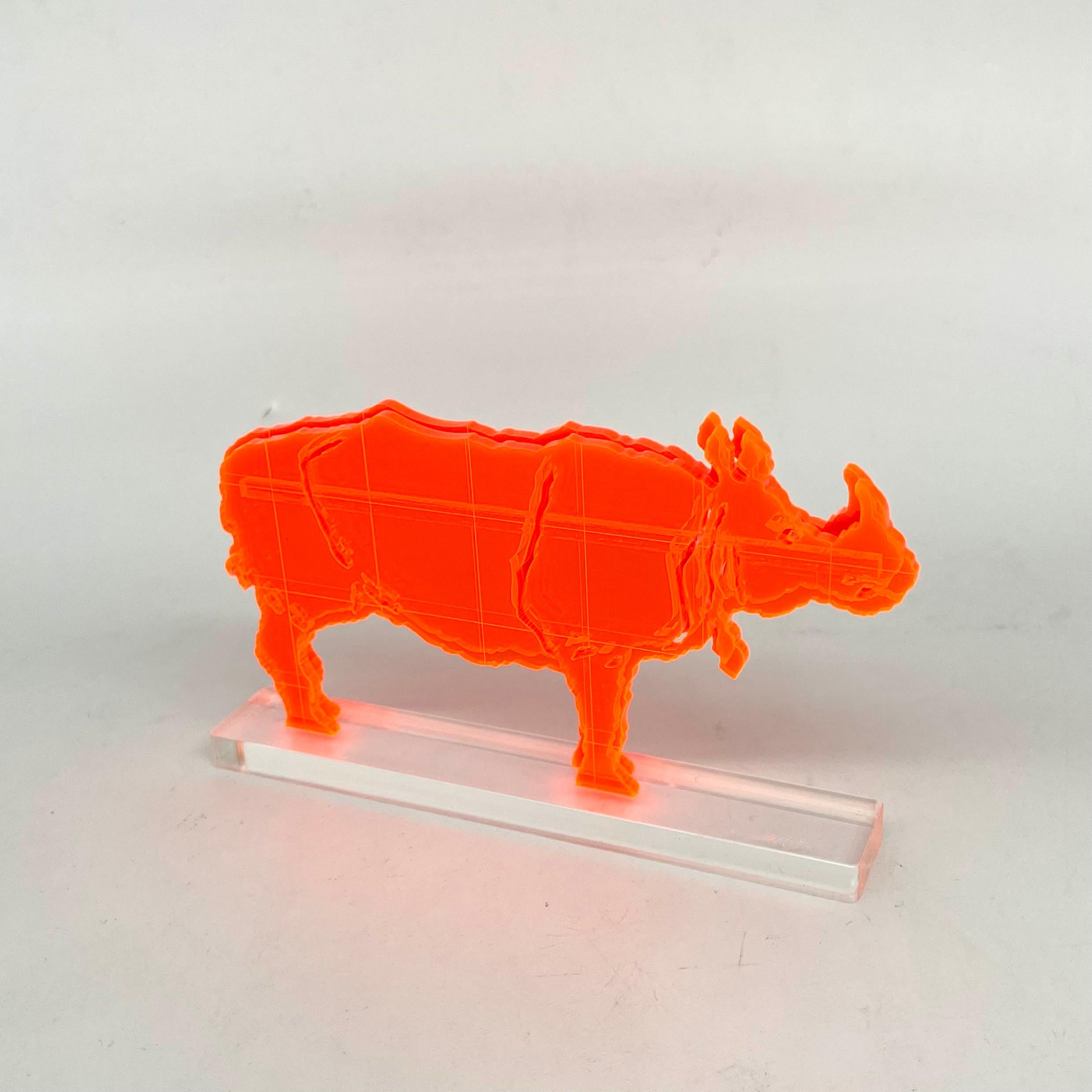 Gino MAROTTA (1935-2012) Rinoceronte artificiale 2010 im Zustand „Hervorragend“ im Angebot in PARIS, FR