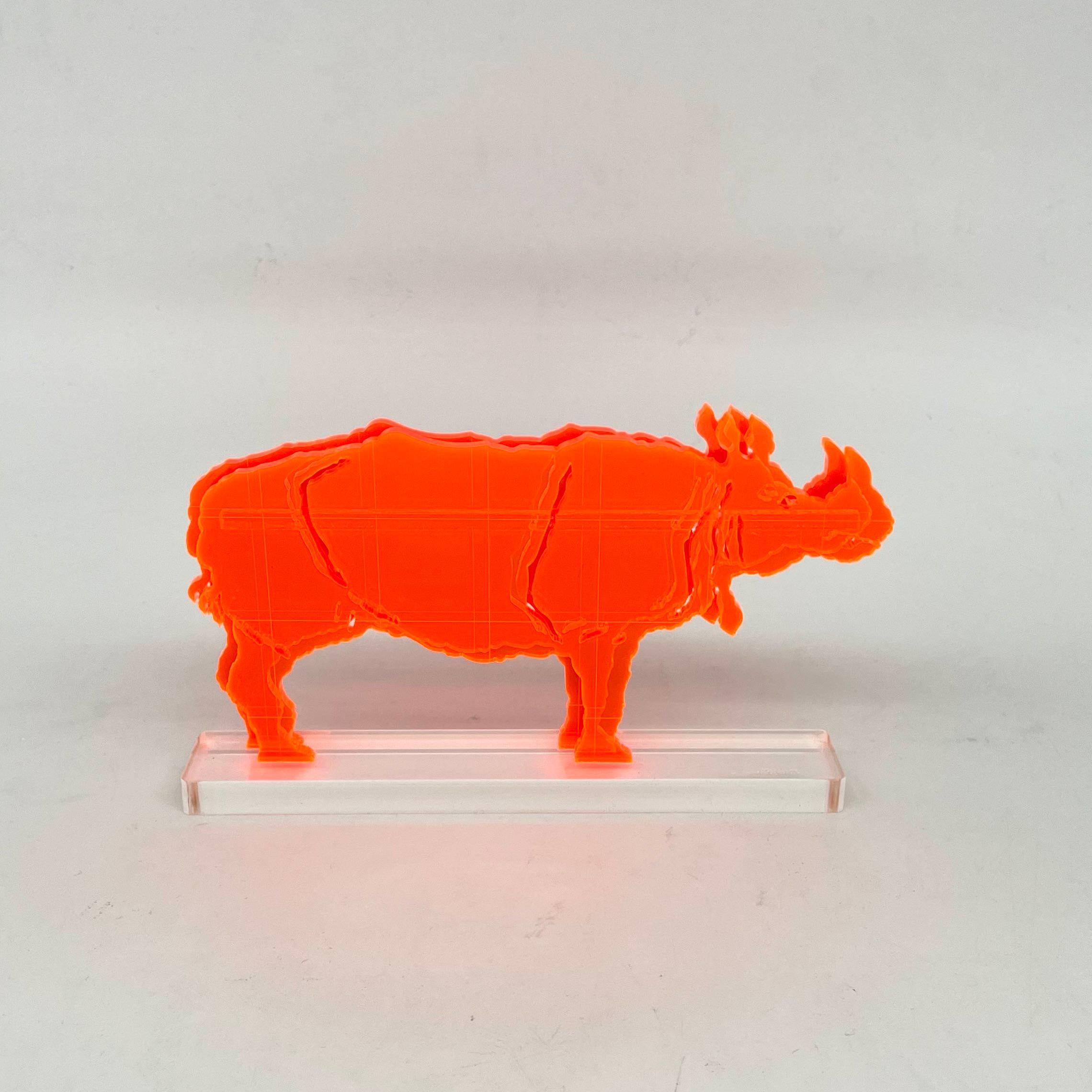 Contemporary Gino MAROTTA (1935-2012) Rinoceronte artificiale 2010 For Sale