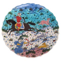 Gini Nurullah hand-painted plate