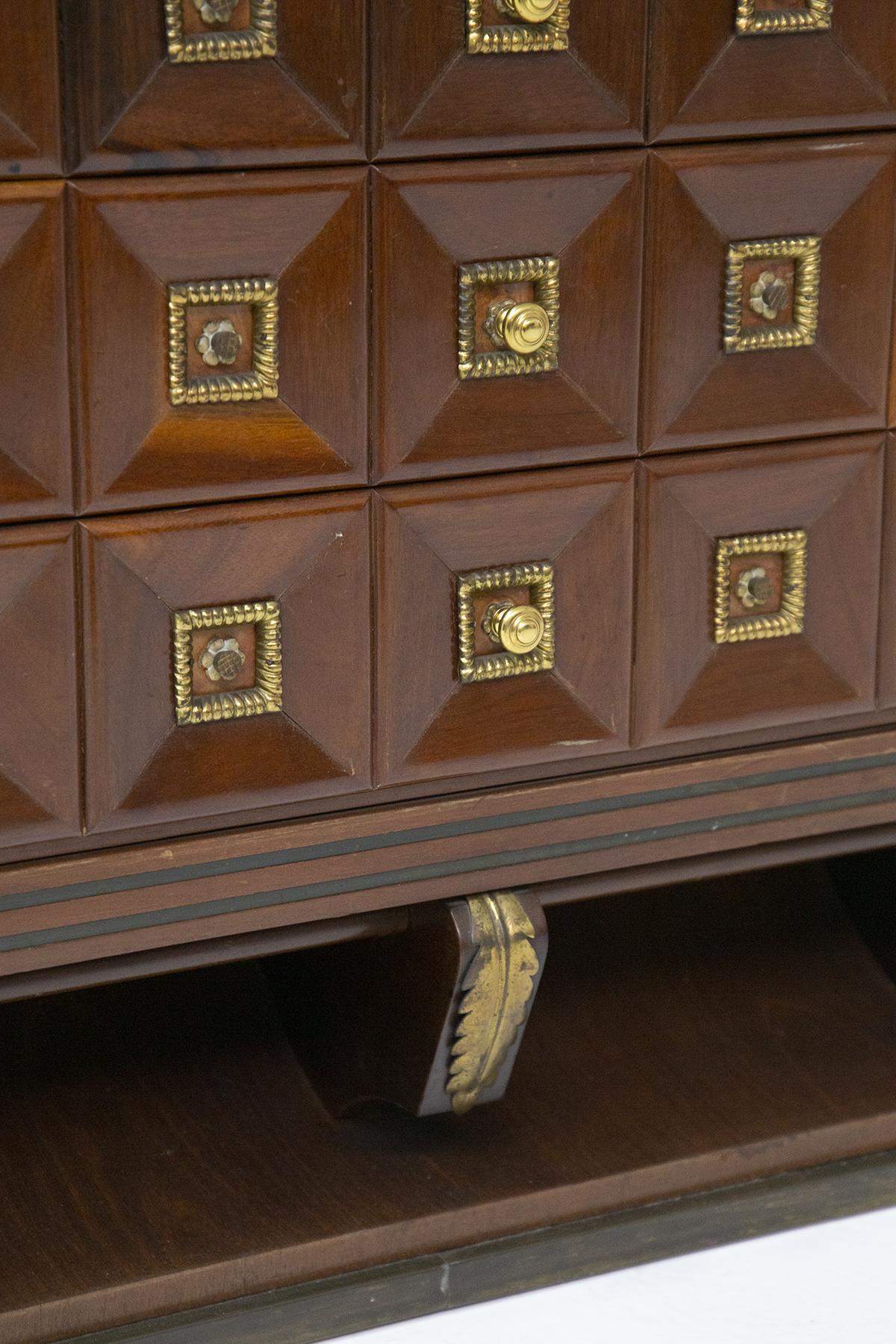 Gino Rancati Rare Wood and Marble Sideboard, Published 6