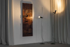Gino Sarfatti 1055 floor lamps Arteluce Italy 1955 black