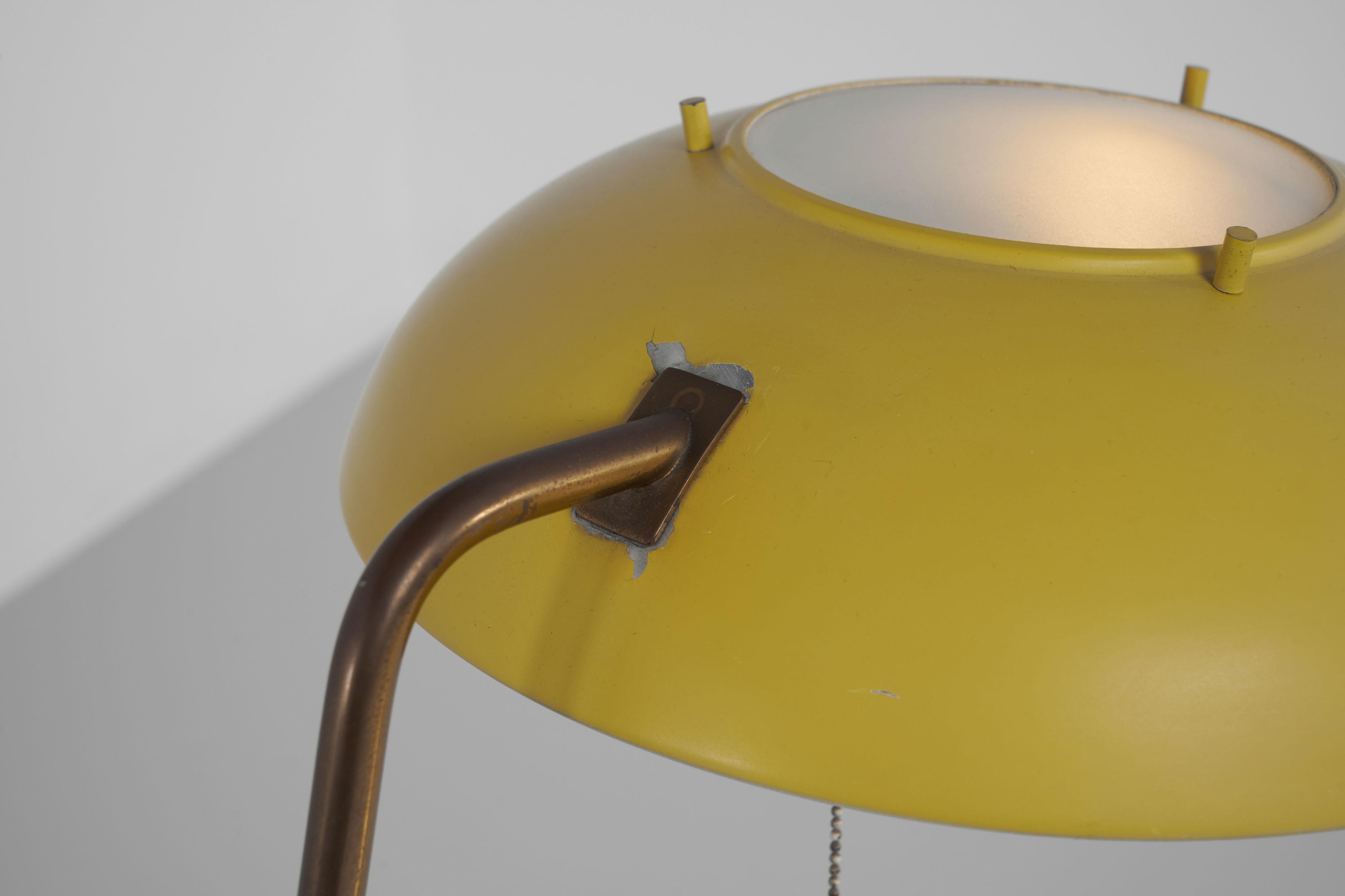 Metal Gino Sarfatti 1061 floor lamp for Arteluce Italy 1953