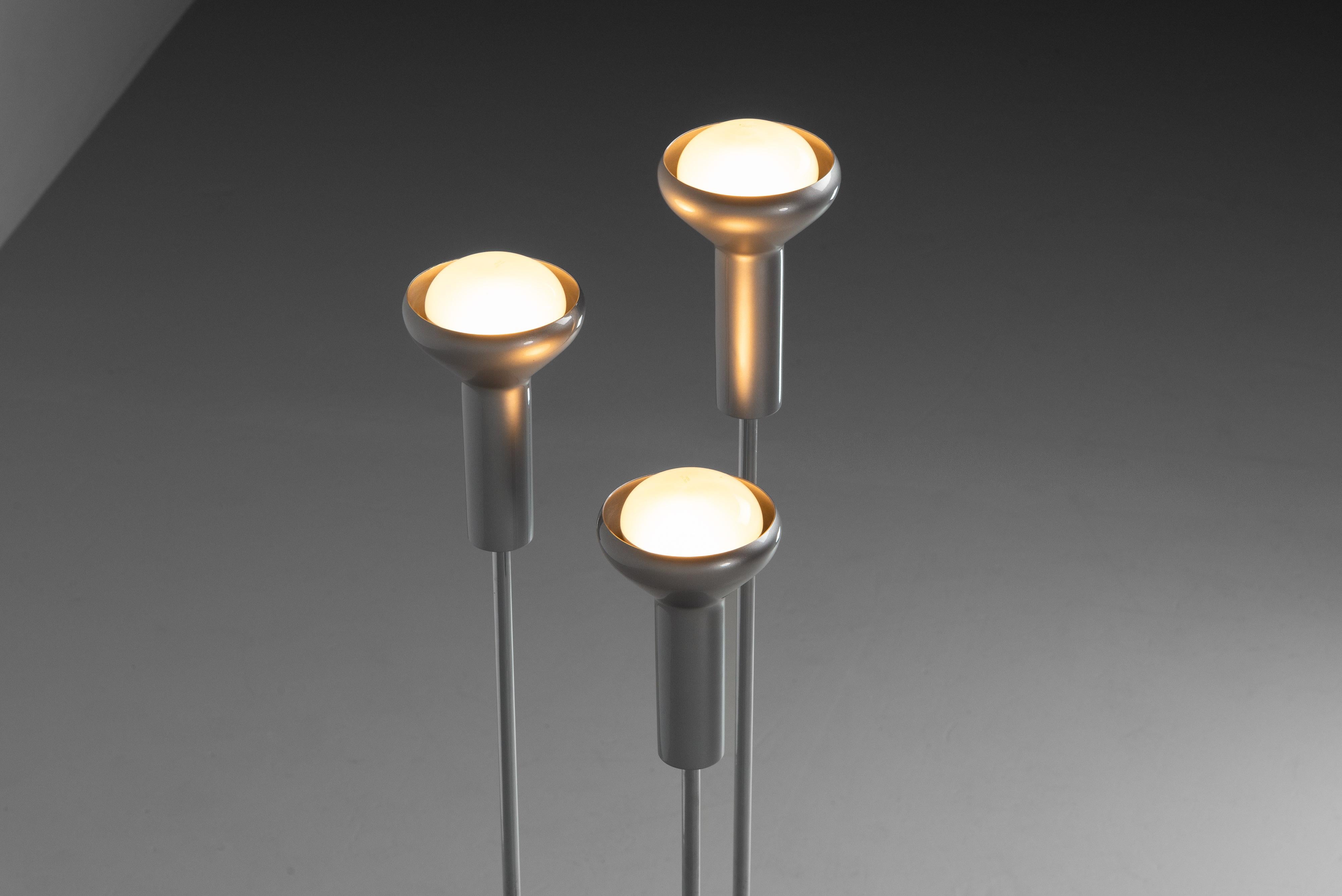 Gino Sarfatti 1073 floor lamp set Arteluce Italy 1956 For Sale 5