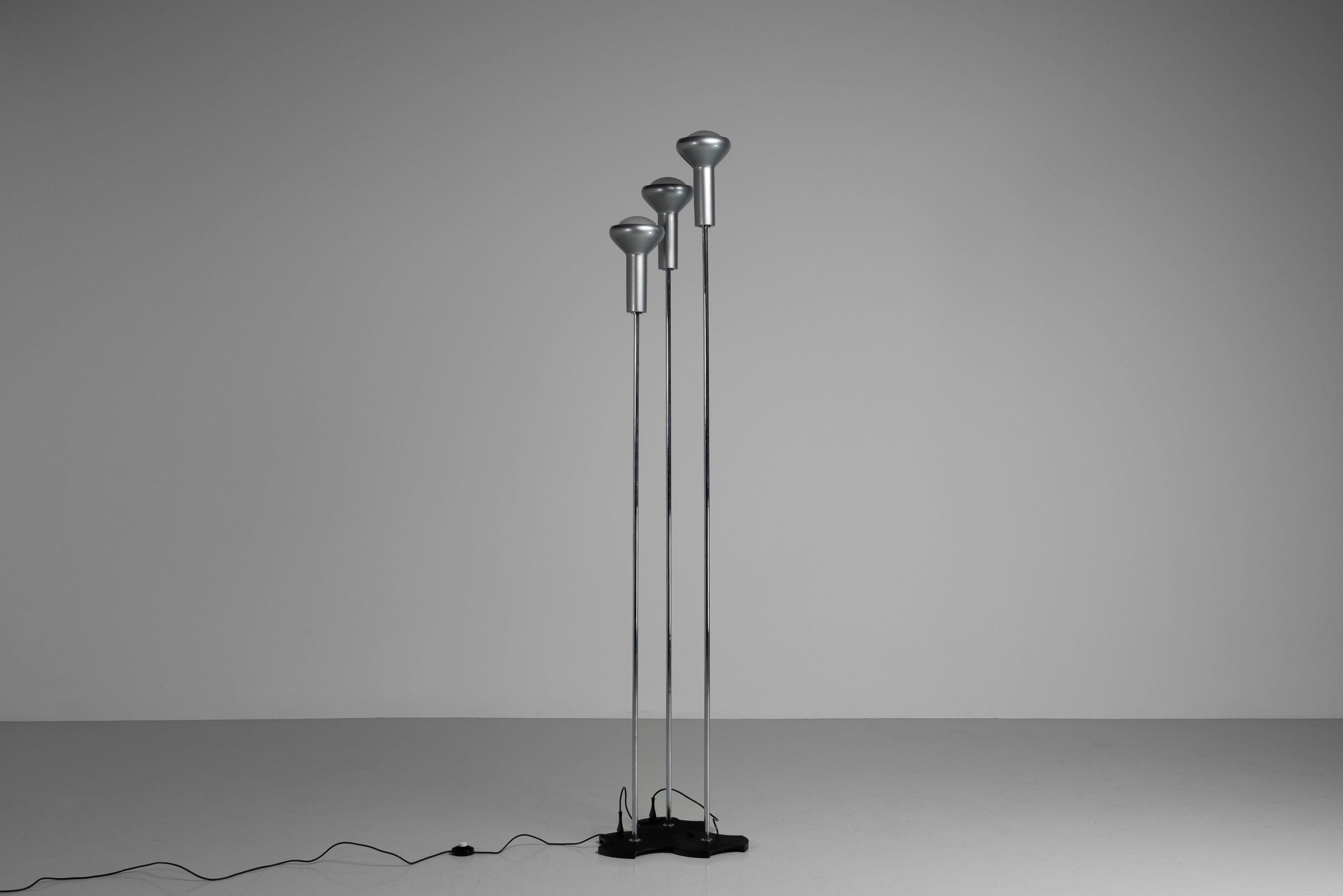 Italian Gino Sarfatti 1073 floor lamp set Arteluce Italy 1956 For Sale