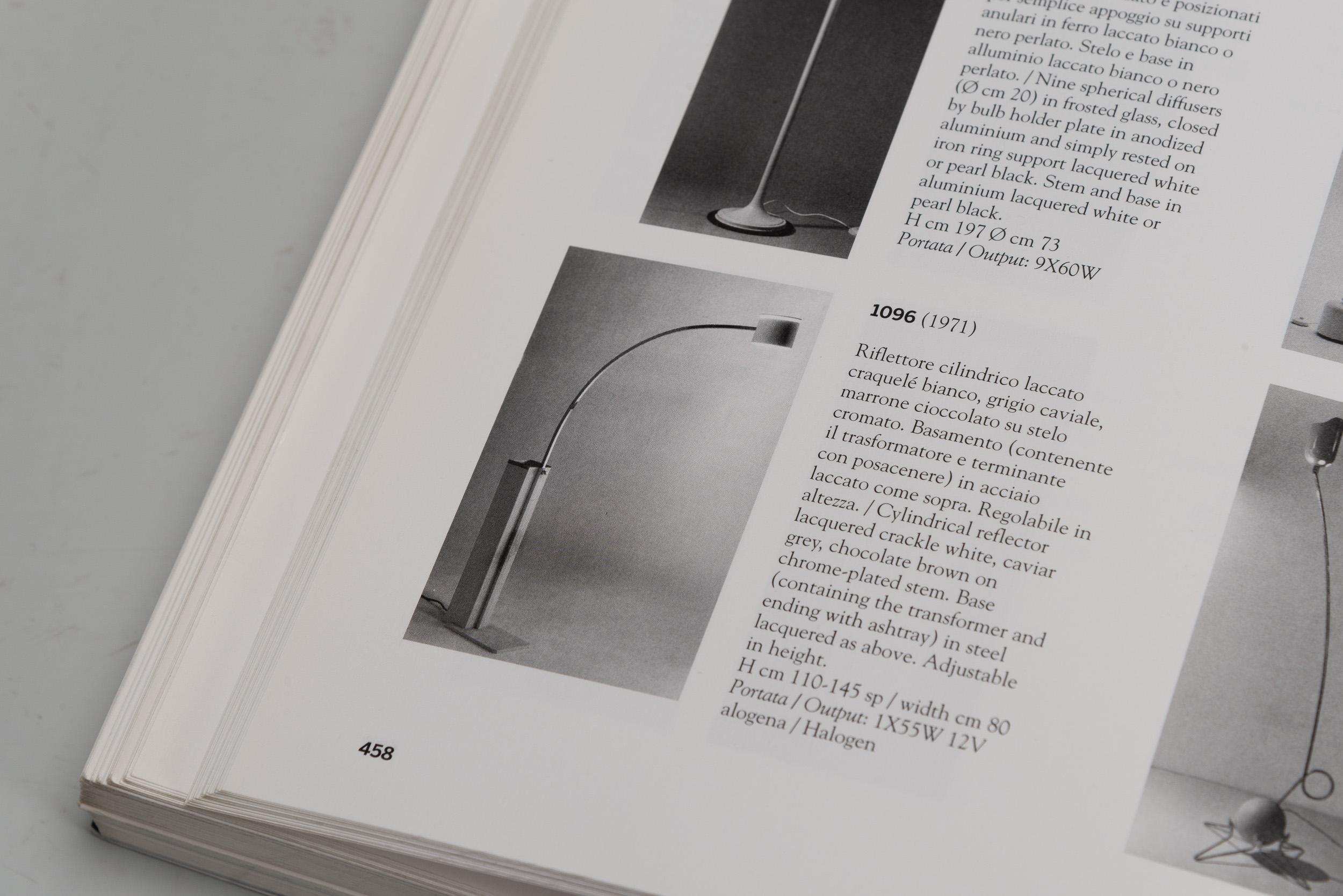 Lampadaire Gino Sarfatti 1096 Arteluce Italie 1971 en vente 8