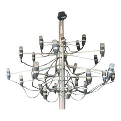 Gino Sarfatti, 2 Chandeliers, Model 2097/30, circa 1970
