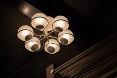 Gino Sarfatti 2042/6 ceiling lamp Arteluce Italy 1963