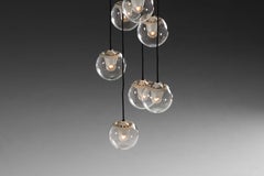 Gino Sarfatti 2095/9 chandelier Arteluce Italy 1958