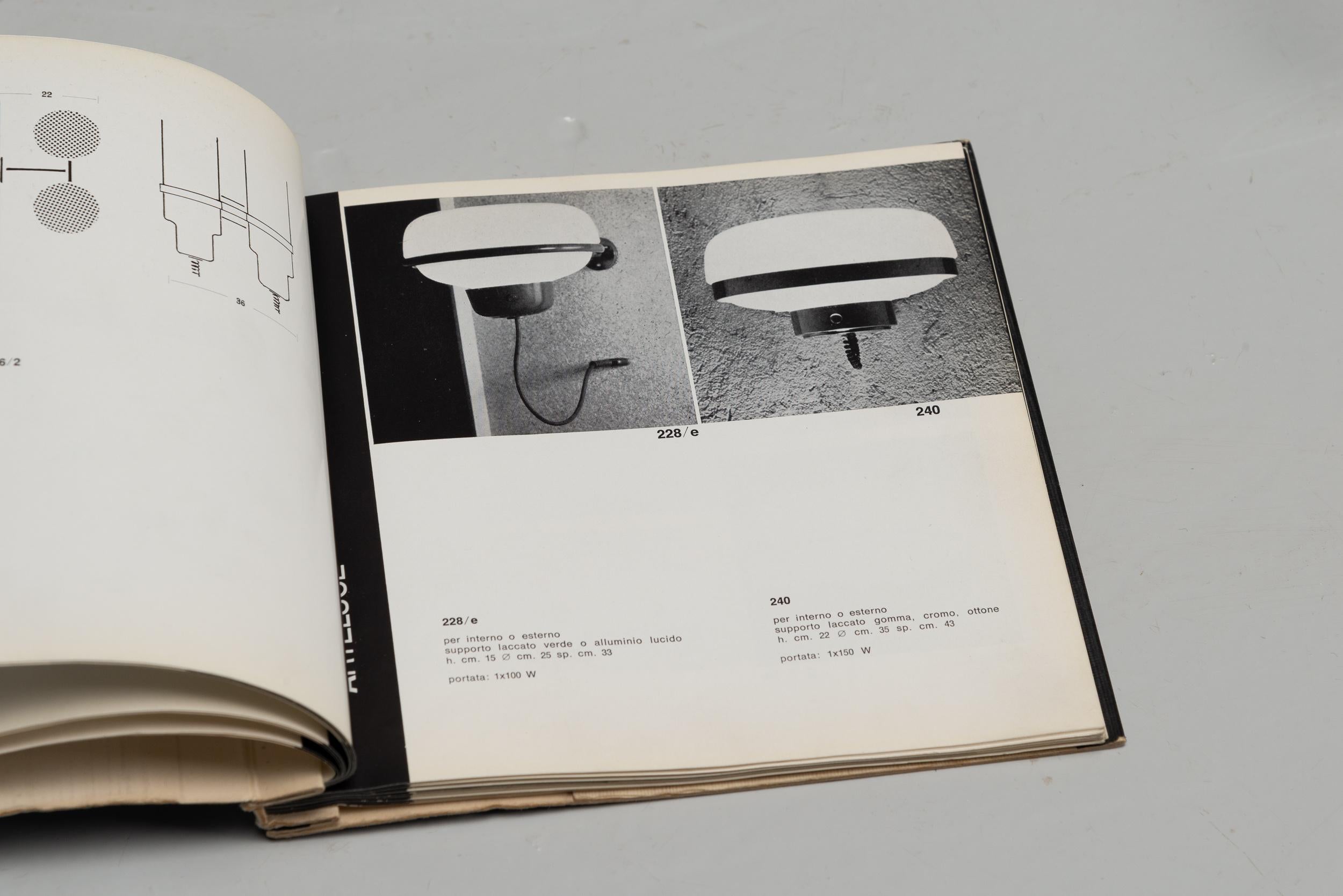 Gino Sarfatti 228 wall lamps Arteluce Italy 1957 For Sale 4
