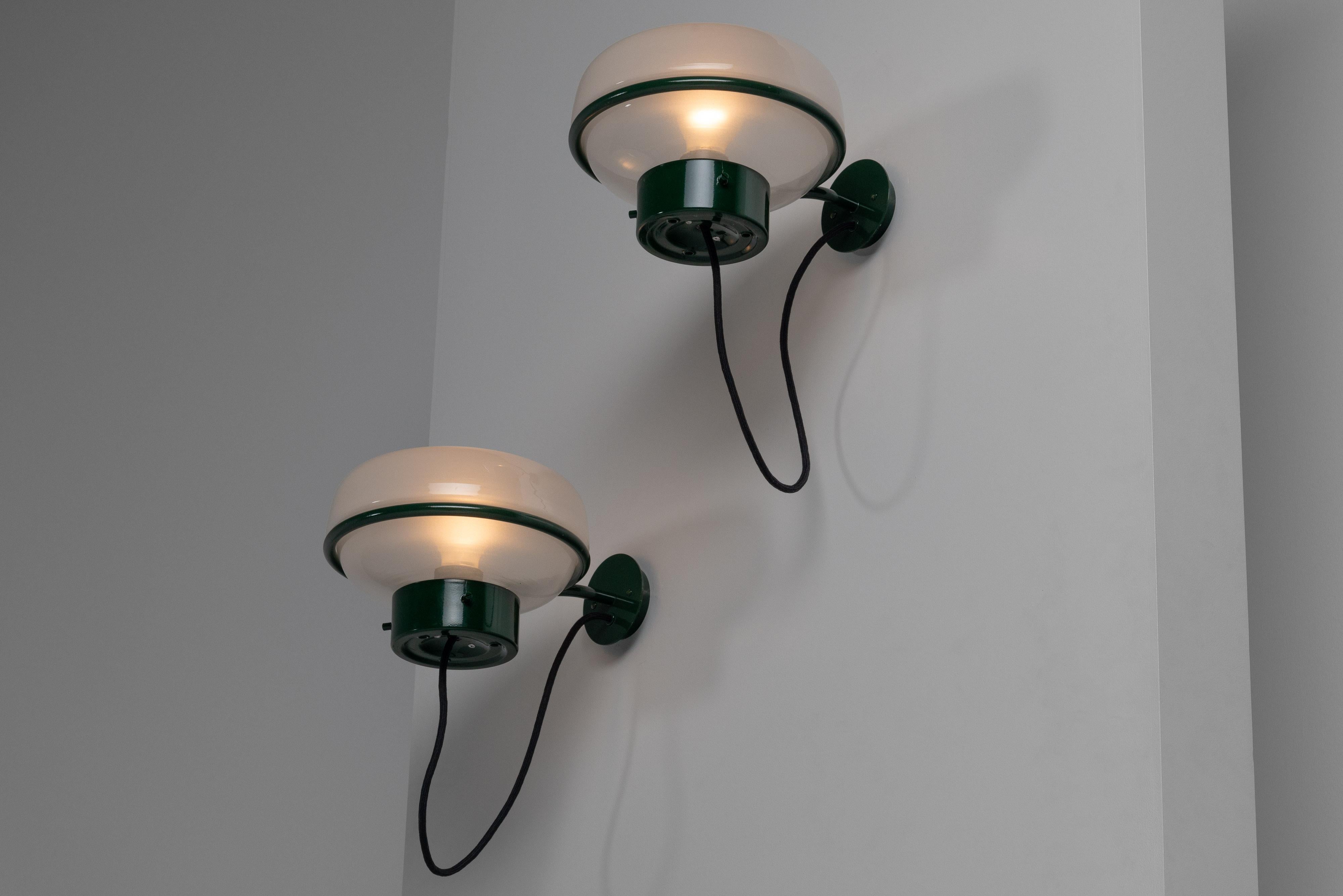 Mid-20th Century Gino Sarfatti 228 wall lamps Arteluce Italy 1957 For Sale