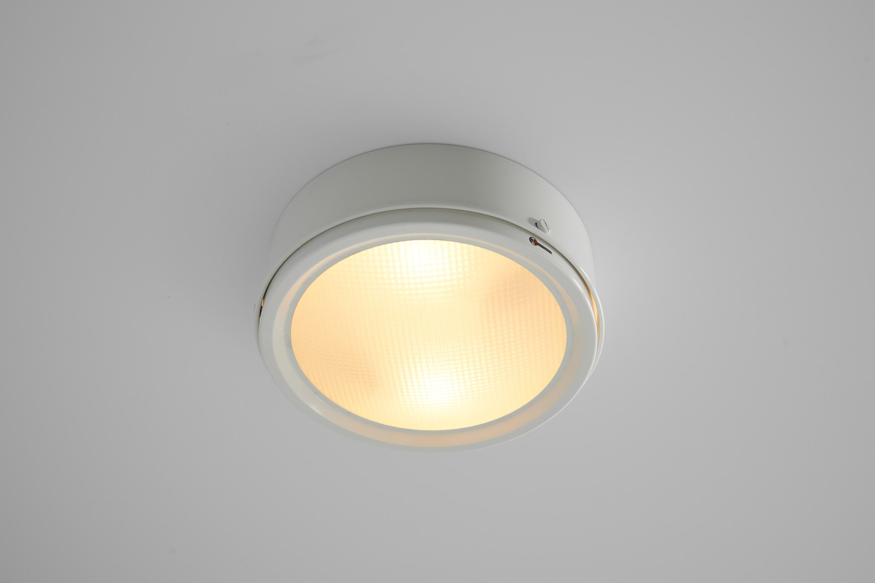 Mid-Century Modern Gino Sarfatti 3055 Ceiling Lamp Arteluce Italy 1962