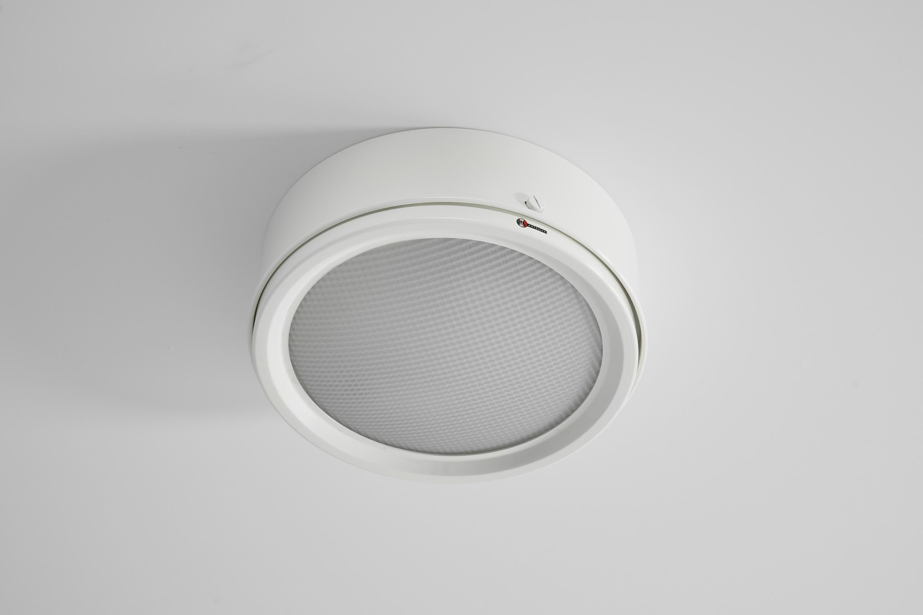 Aluminum Gino Sarfatti 3055 Ceiling Lamp Arteluce Italy 1962