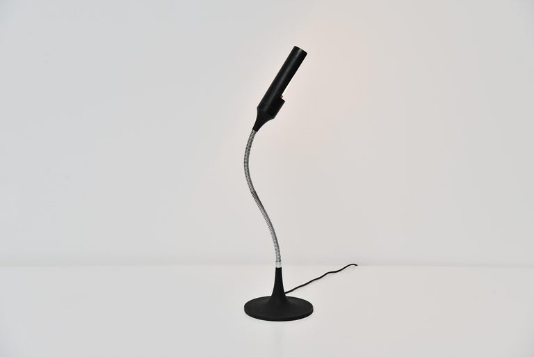 Cold-Painted Gino Sarfatti 595 Table Lamp Arteluce, Italy, 1961 For Sale