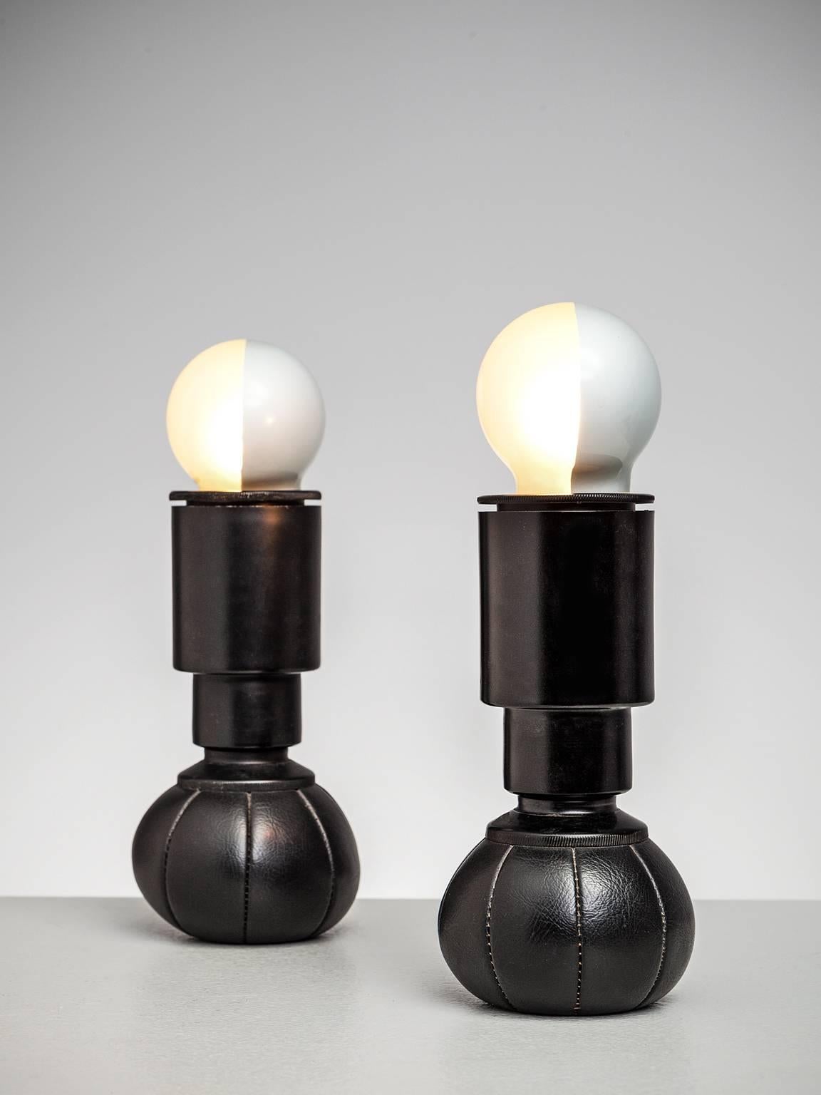 Mid-Century Modern Gino Sarfatti '600C' Table Lamps