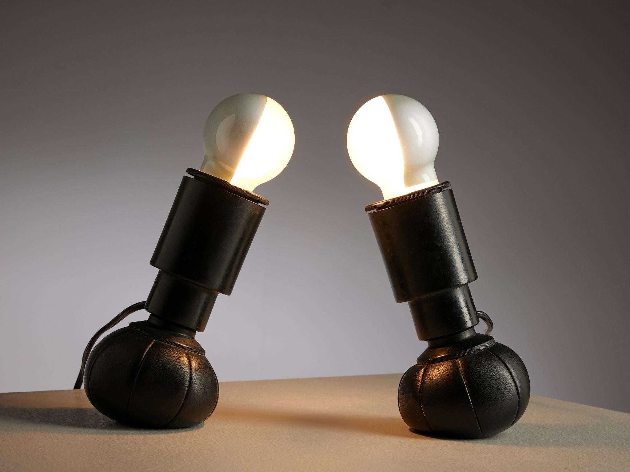 Italian Gino Sarfatti '600C' Table Lamps