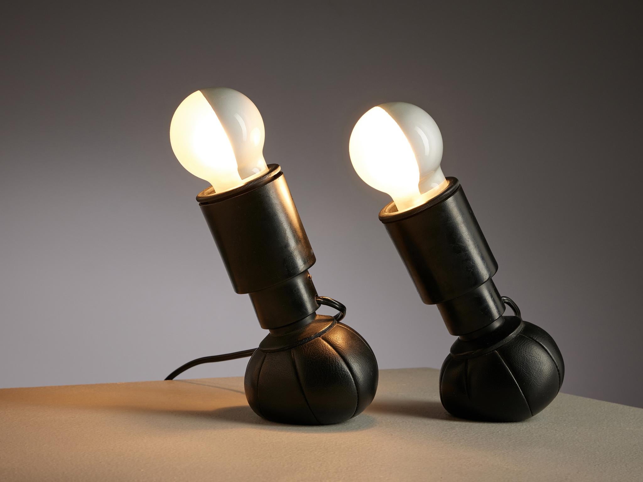 Lacquered Gino Sarfatti '600C' Table Lamps