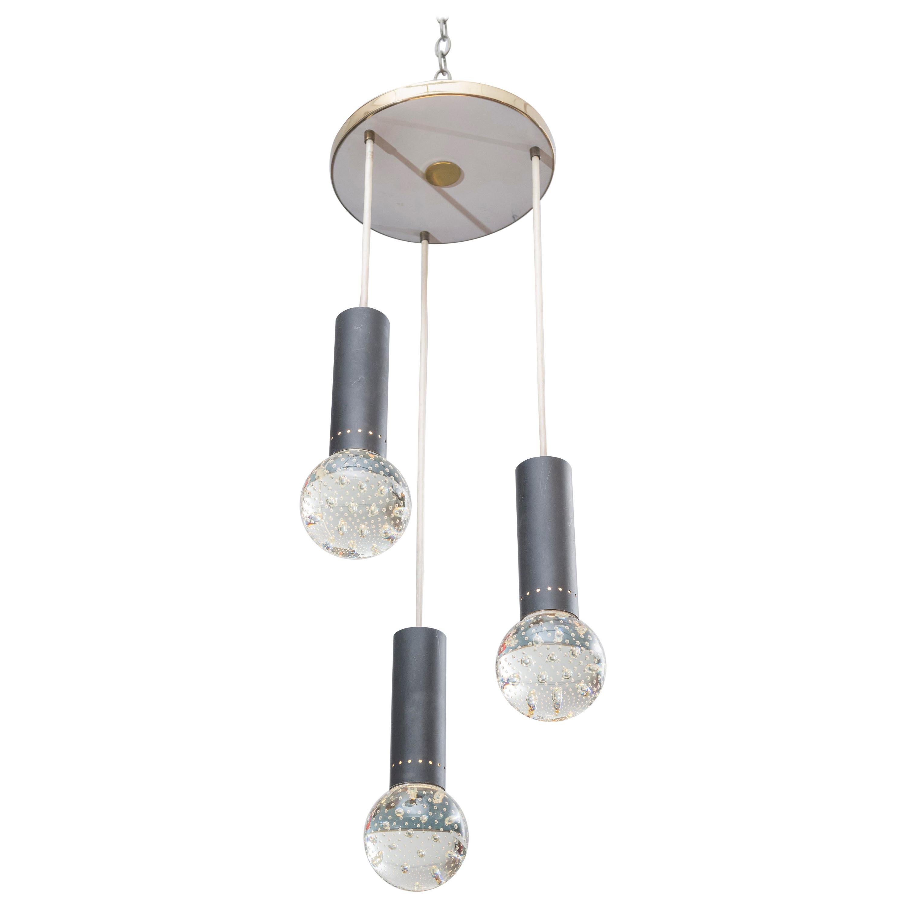 Gino Sarfatti and Archimede Seguso Chandelier for Lightolier For Sale