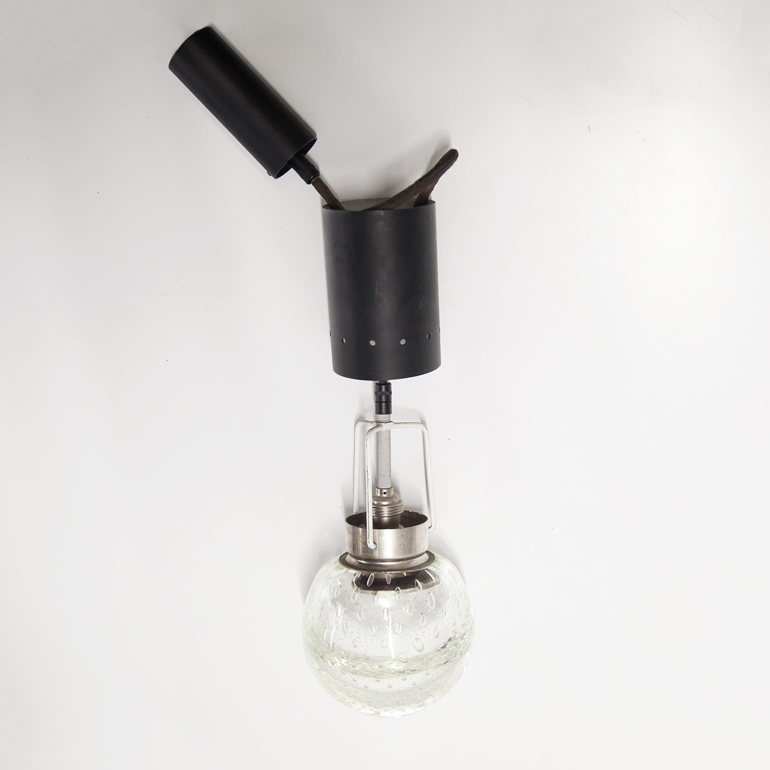 Mid-20th Century Gino Sarfatti Archimede Seguso Murano Glass Pendant Lamps for Arteluce 1960s For Sale
