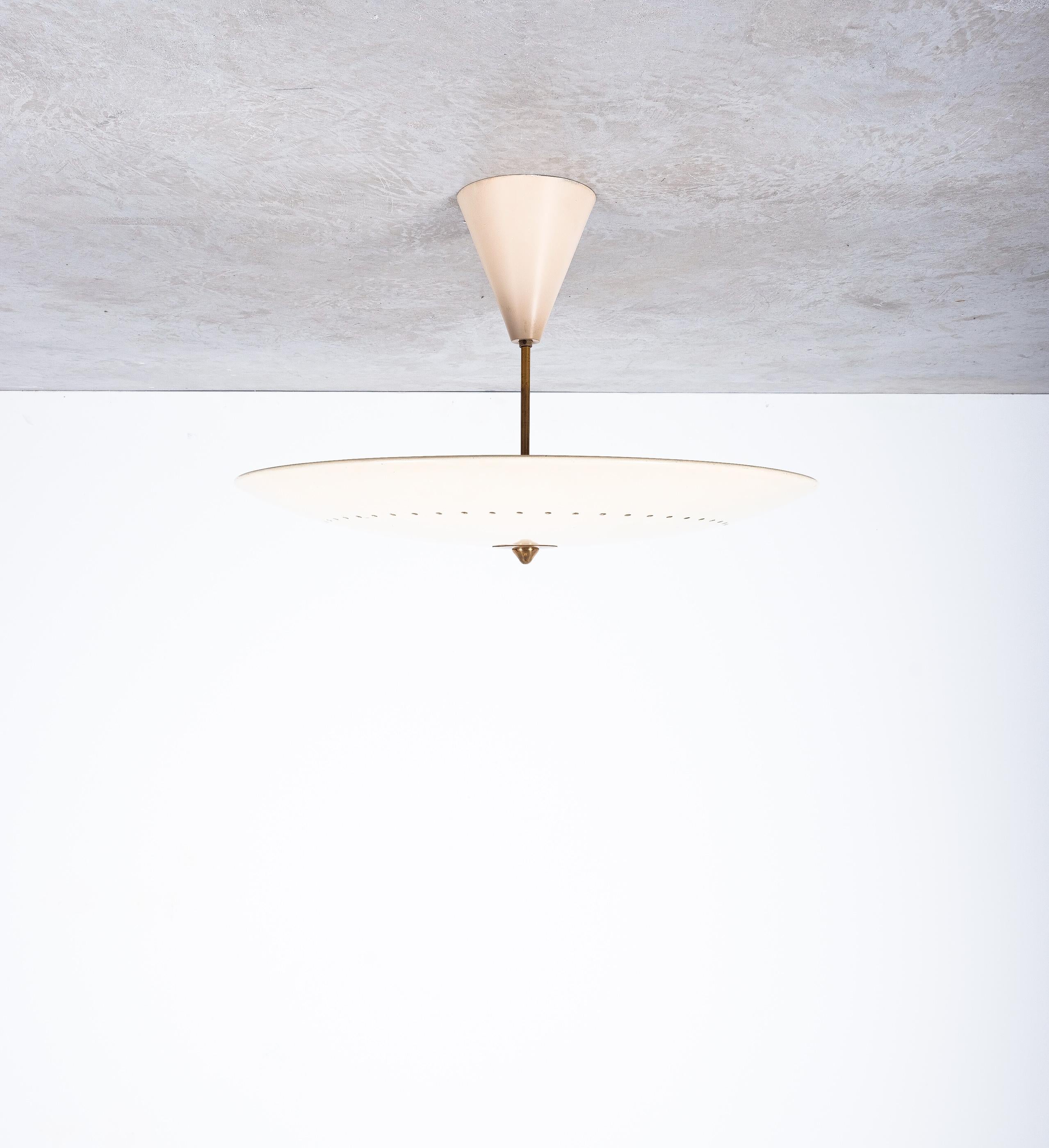 Gino Sarfatti Arteluce 2031 Ceiling Lamp or Semi Flush Mount, Italy, 1950 1