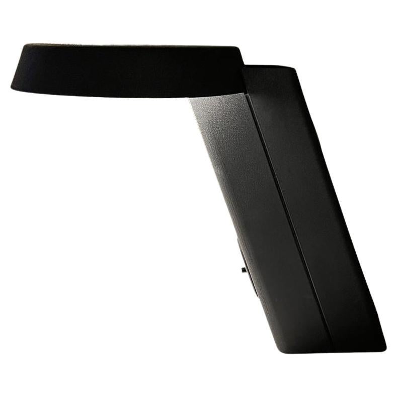 Gino Sarfatti Arteluce Mod, 607 Black Aluminium Table Lamp, Italy, 1971