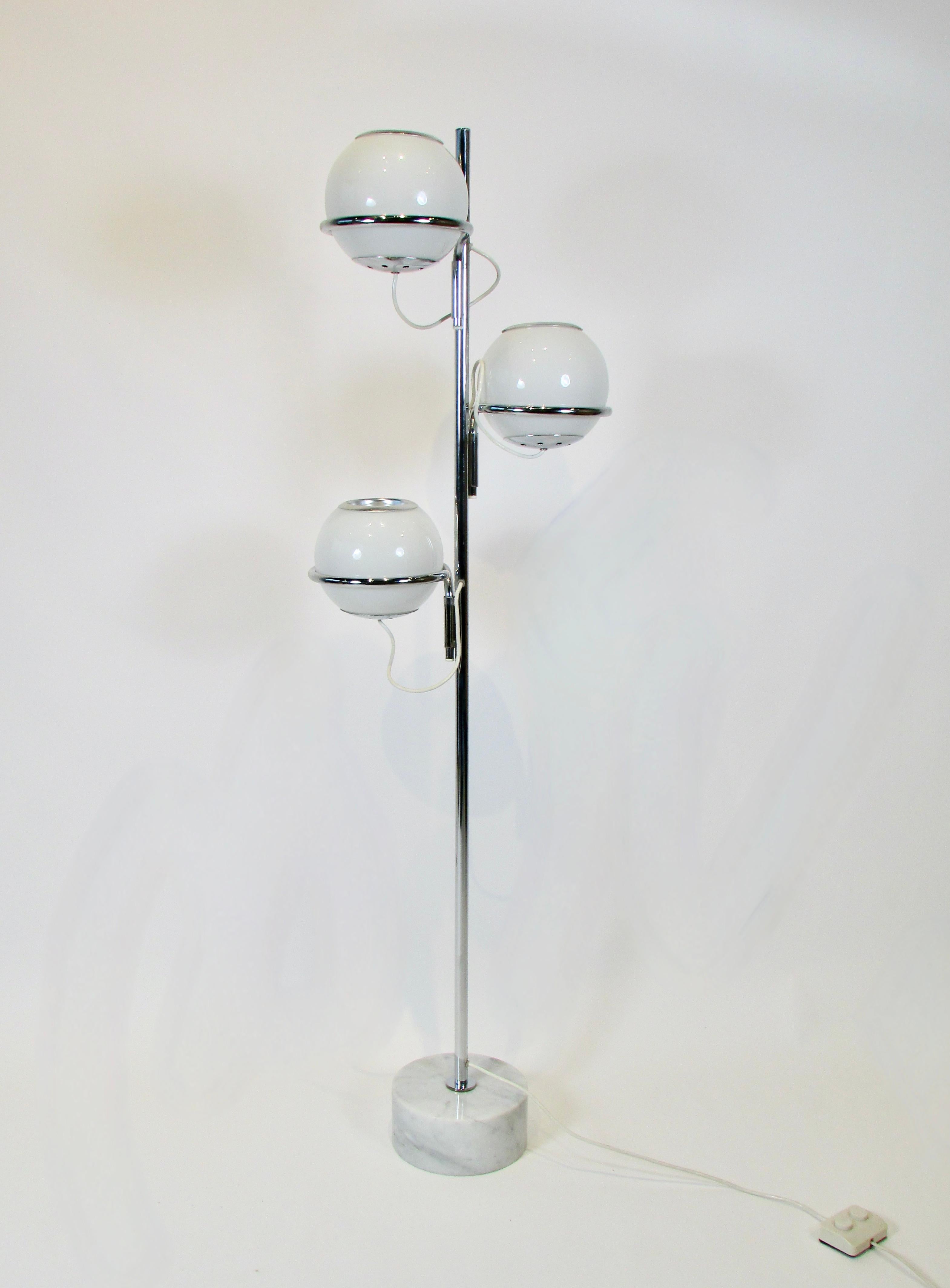 multi globe floor lamp