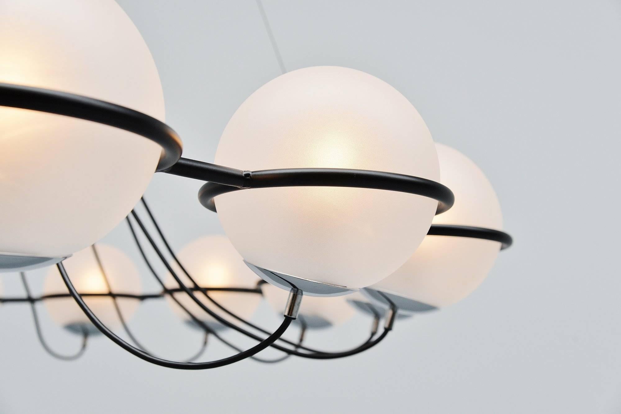 Gino Sarfatti Attributed Chandelier Arteluce, Italy, 1960 at 1stDibs