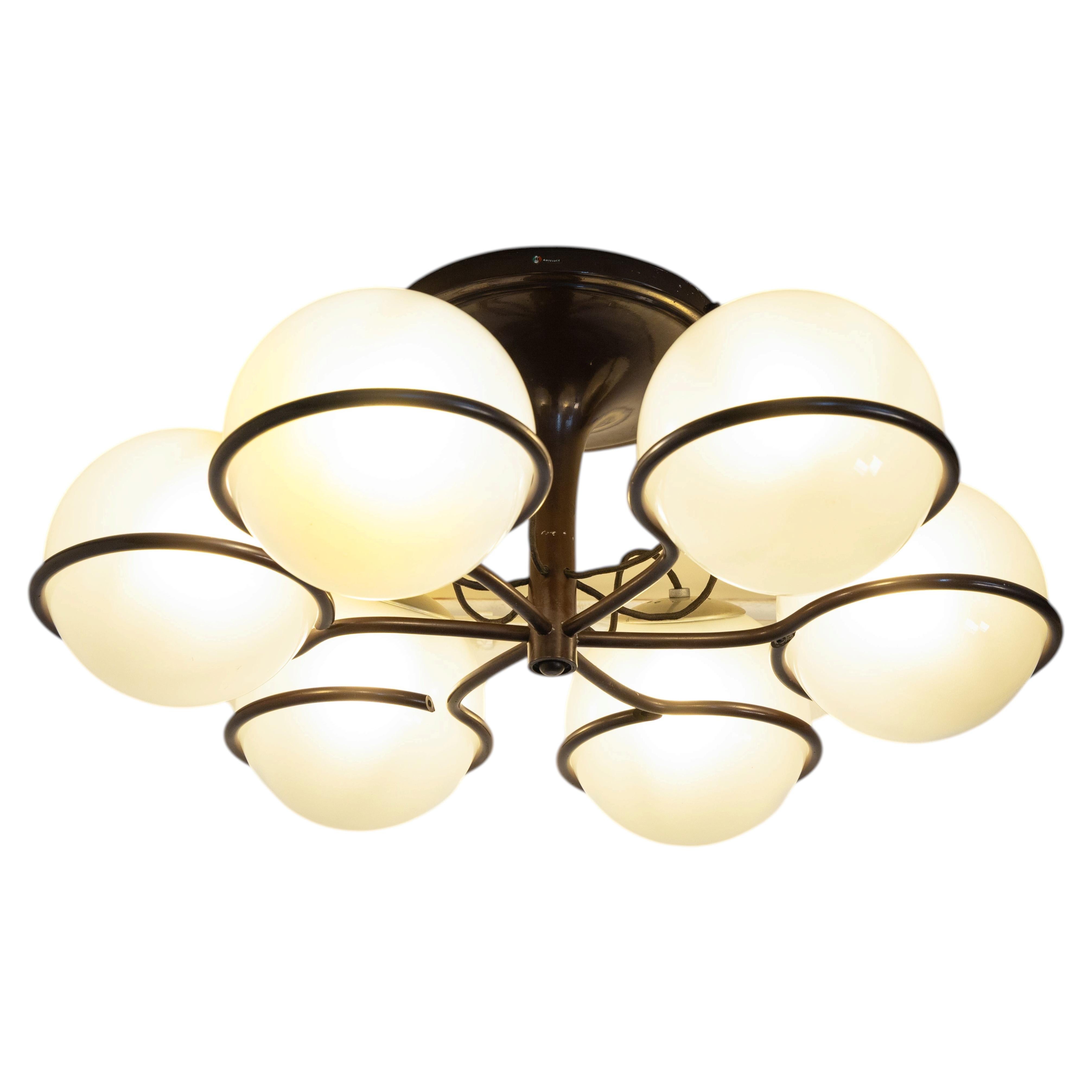 Lampada da soffitto Gino Sarfatti for Arteluce modello 2042/3, 1960