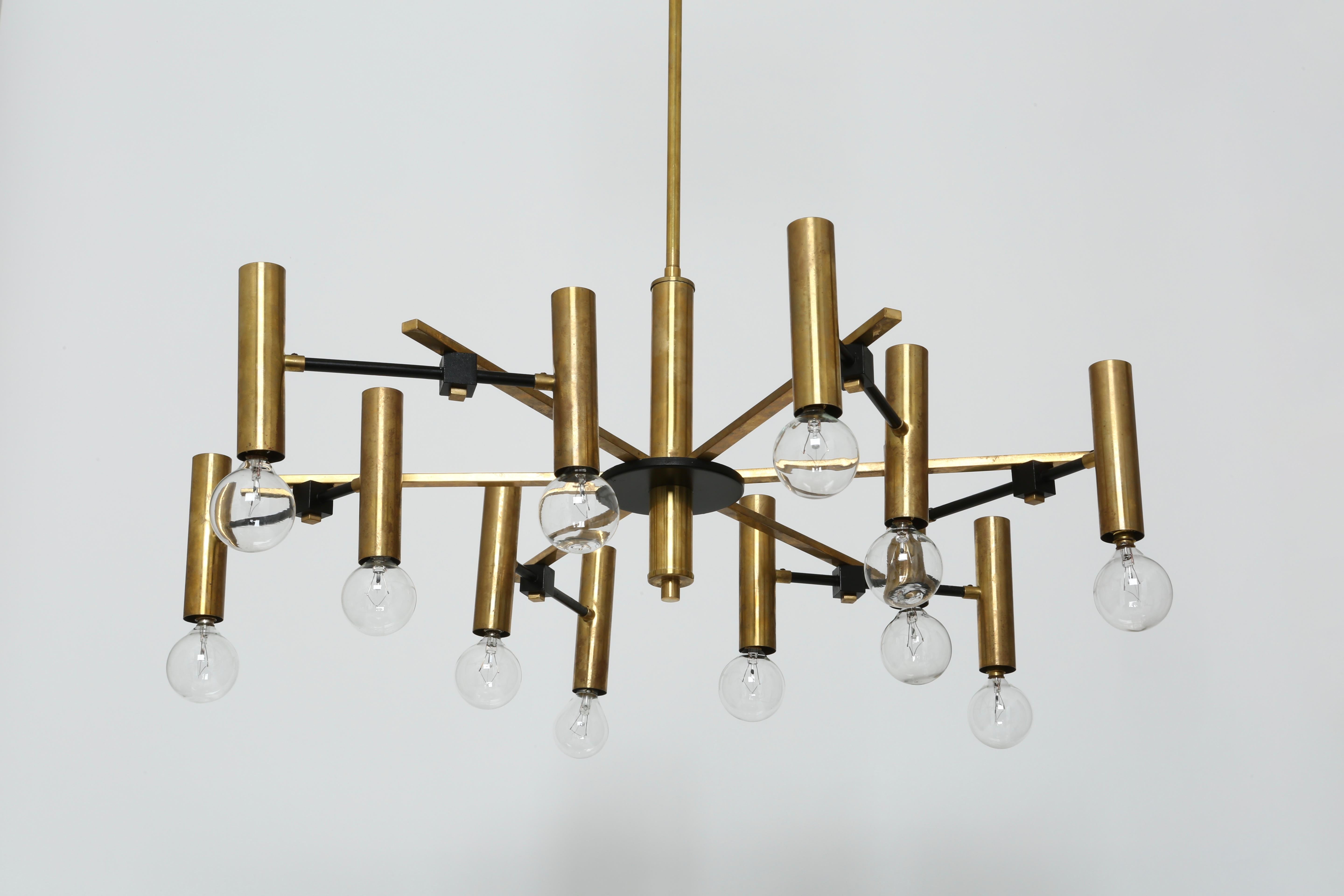 Lampadario Gino Sarfatti for Arteluce in vendita 12