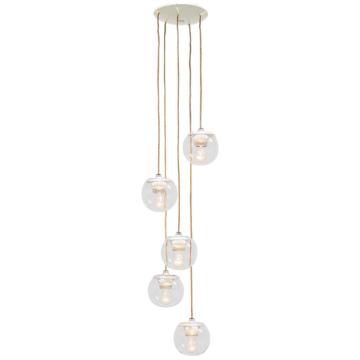 Lámpara Gino Sarfatti Modelo 2095/5 de Arteluce, Italia, 1958