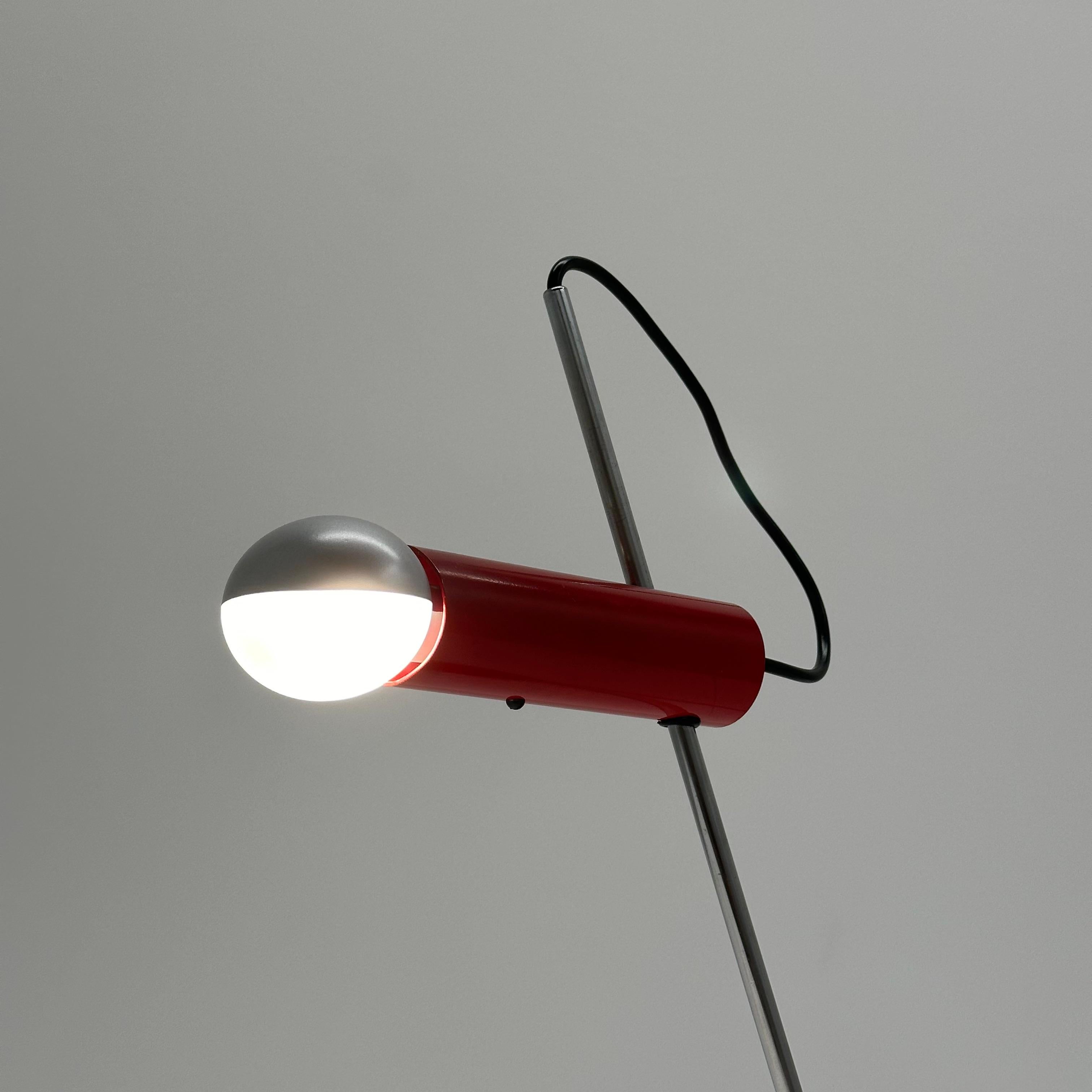 Gino Sarfatti early red model 566 table lamp for Arteluce, Italy, 1956

Stunning and Iconic Gino Sarfatti model 565 lamp for Arteluce designed in 1956 in rare red color.

Additional Information:
Materials: Enameled steel, aluminum
Dimensions: 18